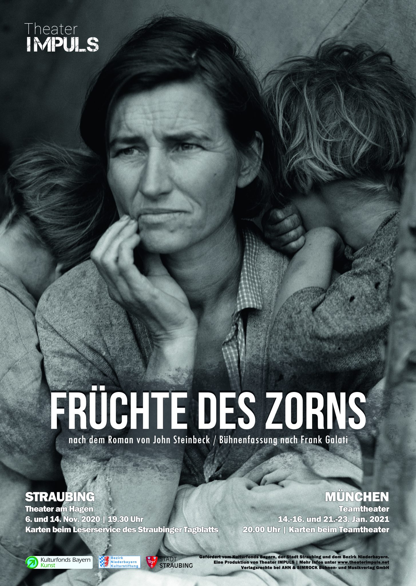 Früchte des Zorns Plakat