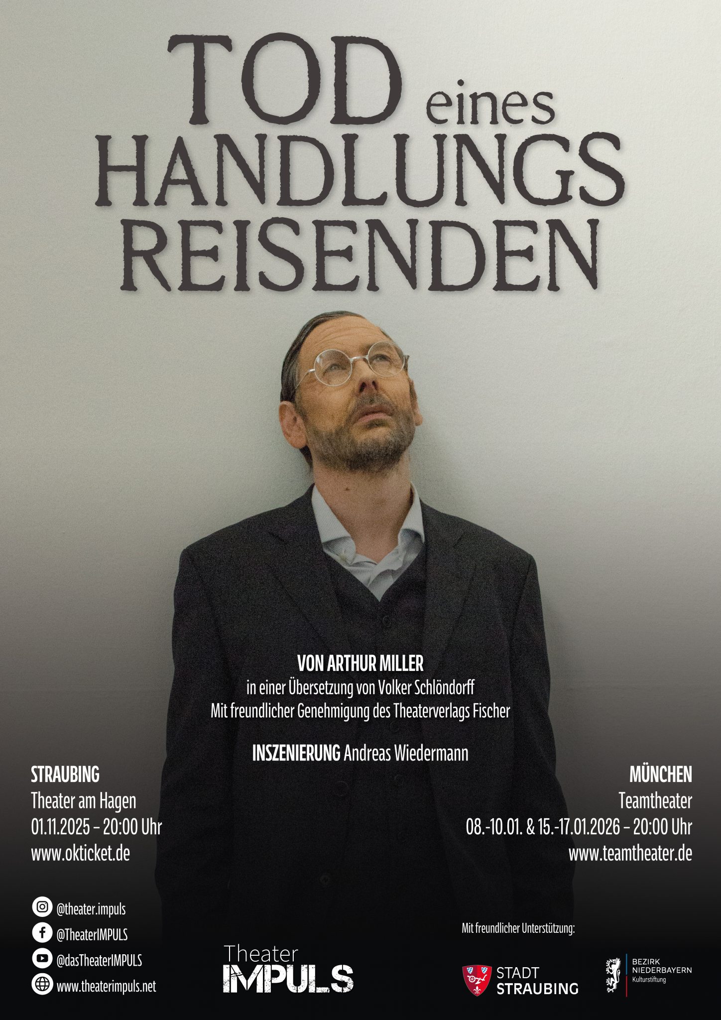 Plakat Tod eines Handlungsreisenden